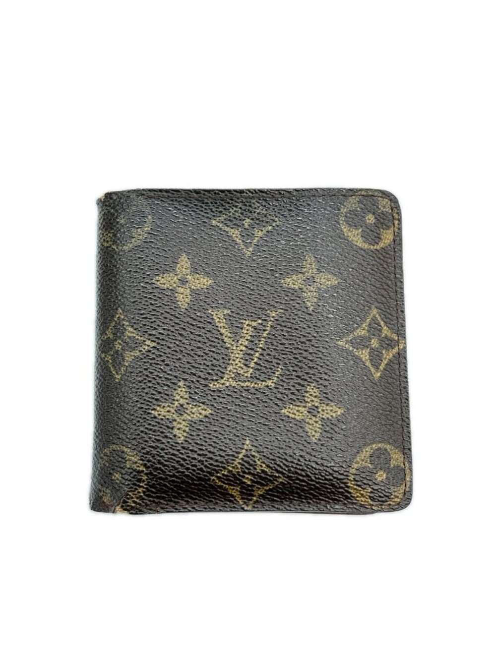 Louis Vuitton Bifold Wallet Monogram Portefeuille Credit Brown
